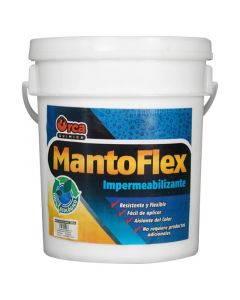 Mantoflex para piso y pared gris semi satinado cuñete 5 gal