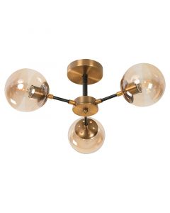 Lámpara colgante moderna negro1 luz 33623-0