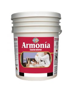 Pintura caucho Armonía súper blanco mate clase A 4 gal