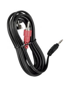 Cable audio 3,5mm a 2rcs 1,8m ge