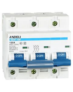 BREAKER TERMOMAGNÉTICO CURVA C 3 X 100 A 400 V