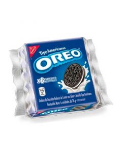 Galleta Oreo tipo americano sabor vainilla paquete 6 uds (36 g c/u)