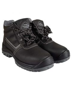 Bota de seguridad negro y gris talla 45 armos