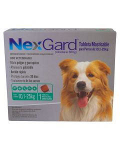 Nexgard antipulgas perros de 10 a 25kg-68mg