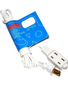 Extensión eléctrica doméstica SPT 2x20 AWG blanca 1,75 m
