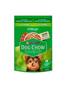 Alimento húmedo para perro joven Dog Chow sabor carne 100 g