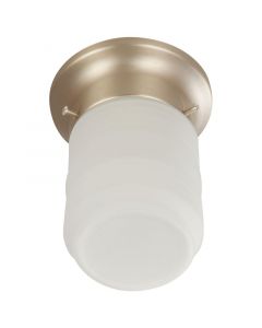 Lámpara de techo níquel satinado e27 60w