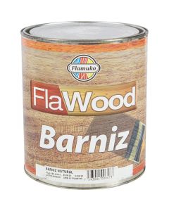 Barniz para madera natural flamuko - flawood de 1 galón