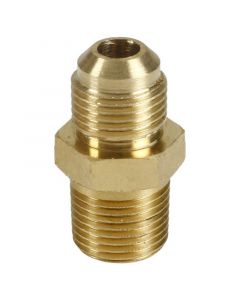 Conector flare de bronce 3/8" x 3/8"