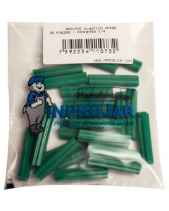 Ramplug plastico verde (25 piezas)