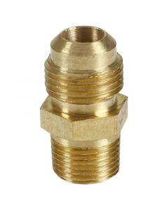 Conector flare de bronce 1/2" x 3/8"