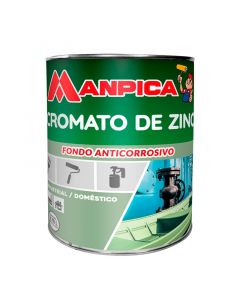 Fondo anticorrosivo cromatodo gris Manpica 1 gal