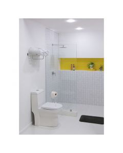 Paraban vidrio templado rectangular 80 x 190