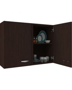 Módulo auxiliar 2 puertas wengué 100 x 60 x 31,5 cm