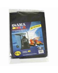 Bolsas para basura 40 kg calibre 14 10 uds