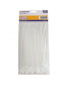 Tirrap - lumistar amarre plástico blanco 2.5mm x 150mm 6"