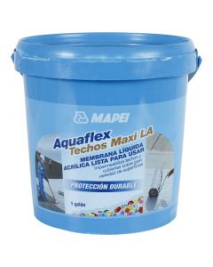 Recubrimiento acrílico impermeabilizante para techos Aquaflex rojo 1 gal