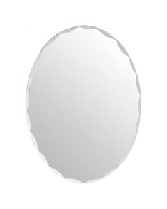 Espejo oval 60x45 cm borde biselado