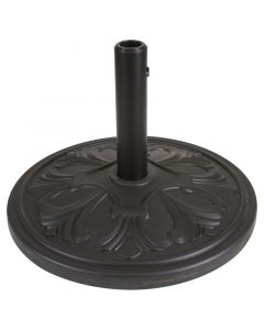 Base para sombrilla circular 48 x 48 x 8 cm negro