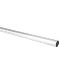 Tubo de aluminio natural 25mm x 2m