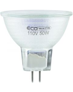 Ecowatts mr-16. lamp.dicroico c/cob. vidrio.50w. 110 volt. 2