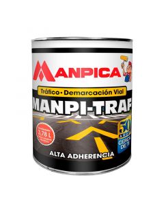 Pintura tráfico vial amarillo con perlas secado rápido Manpi-traf 1 gal