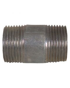 Niple galvanizado pulido 1" 5 cm