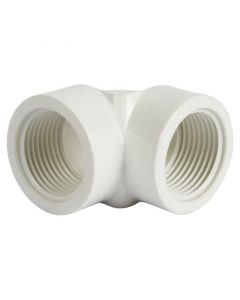 Codo 90º roscado PVC 1"