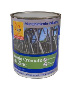 Fondo anticorrosivo herreria zinc gris cromado industrial vp de 1 galón