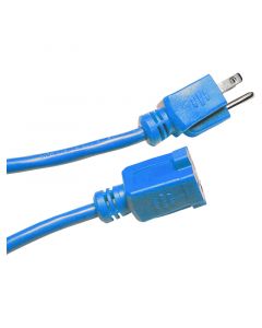 Extensión eléctrica 14 AWG 15 m azul uso pesado