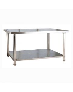 Basic living-mesa de acero inoxidable 120x60x90cm capacidad