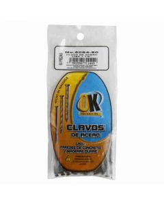 Clavo de acero liso de 1½" (50 uds)