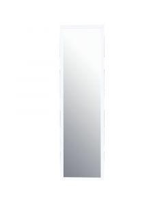 Espejo con marco color blanco 120 x 30 cm