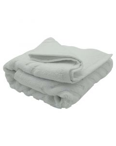 Toalla de baño blanca nieve 100% algodón- 55 x 68 cm