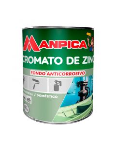 Fondo anticorrosivo cromato zinc Manpica ¼ gal