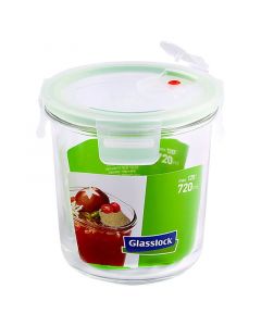 Contenedor redondo vidrio templado 720 ml CLASSIC