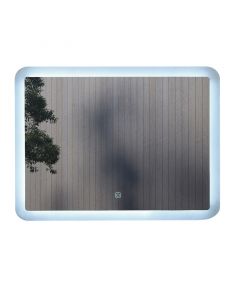 ESPEJO RECTANGULAR LED 60 X 80 CM BORDE ESCARCHADO