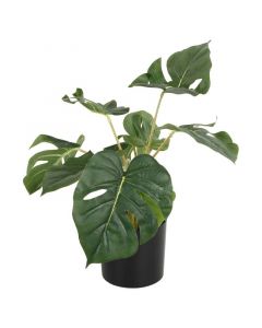 Planta artificial monstera verde 60 x 37 cm