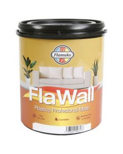 Pasta profesional caucho FlaWall rojo teja mate 1 gal