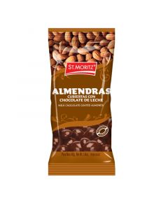 Almendras cubiertas con chocolates de leche 40 g