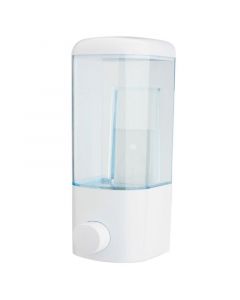 Dispensador de jabón sencillo blanco 500 ml