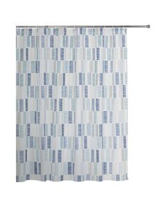 Cortina para baño peva estampado 183 x 183 cm incluye 12 ganchos plásticos