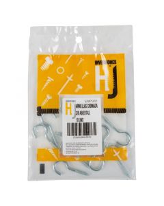 ARMELLAS ABIERTAS ACERO CROMADA 4 3/8" 10 UDS
