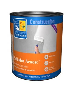 Sellador antialcalino base agua Construcción blanco mate 1 gal