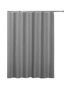 Cortina para baño poliéster gris 183 x 183 cm