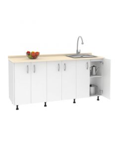 Módulo base de cocina blanco 1,8 m
