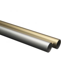 Tubo redondo de aluminio mate de 10mm x 1,5m tauro 1pza.