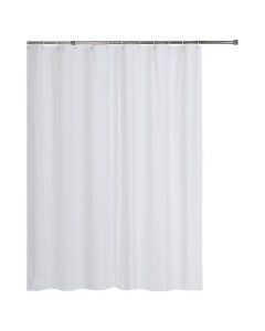 Cortina para baño poliéster blanco 183 x 183 cm