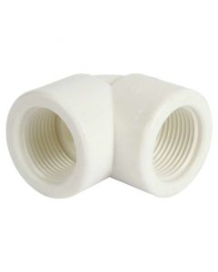 Codo 90º Roscado PVC ¾"