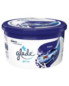 Ambientador para vehículos aroma aqua en gel Glade